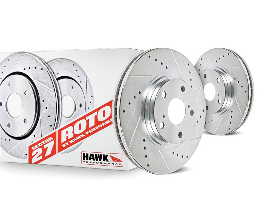Спортивные тормозные диски HAWK Sector 27 HR4906