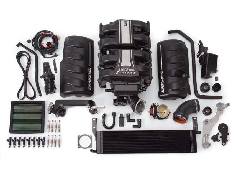 Компрессор Edelbrock E-Force Supercharger (Stage 1 - Street Systems) для Ford Mustang GT 4.6L (2010)