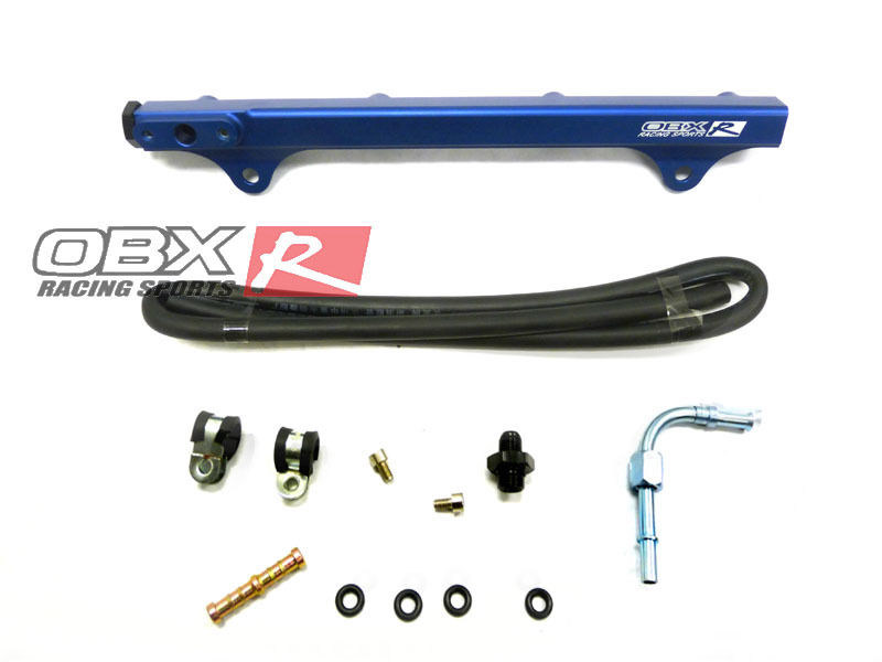 Топливная рейка OBX-R (Blue) для Mitsubishi Lancer Evolution X (Evo 10) L4-2.0L Turbo (4B11T)