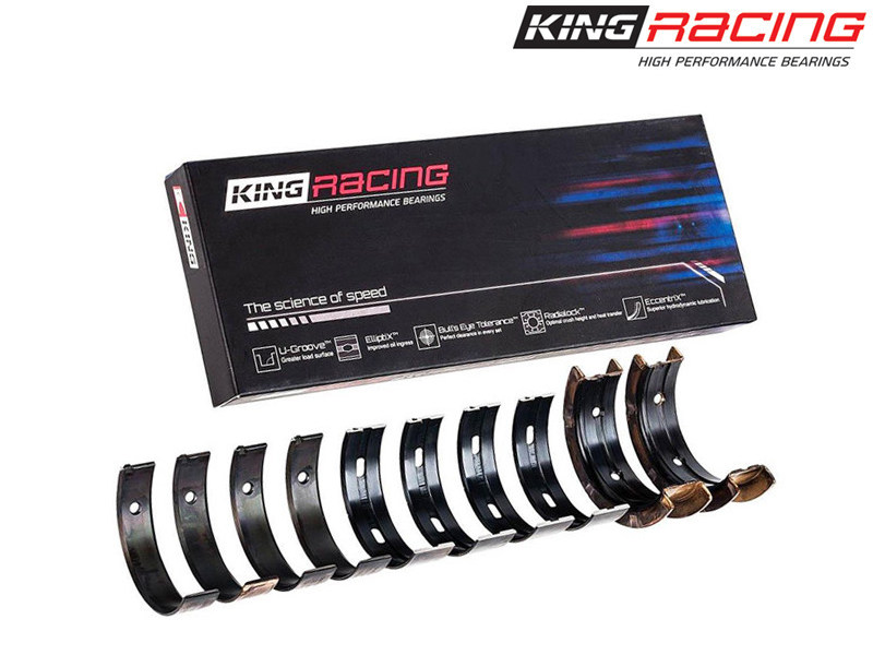 Коренные вкладыши King Racing XP Series Tri-Metal (-.025мм, шатун +0,05мм) Subaru (EJ18/20/22/25/20T/20TT/22T/25T) 1.8L/2.0L/2.2L/2.5L Turbo/Twin Turbo (Коленвал 52мм/Position 5) MB5739XPG-STDX