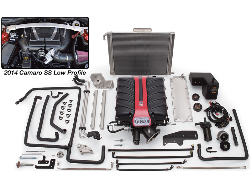 Компрессор Edelbrock E-Force Supercharger (Stage 3 - Pro-Tuner Systems) Low Profile Top для Chevy Camaro SS (LS3) MT (2010-2015)