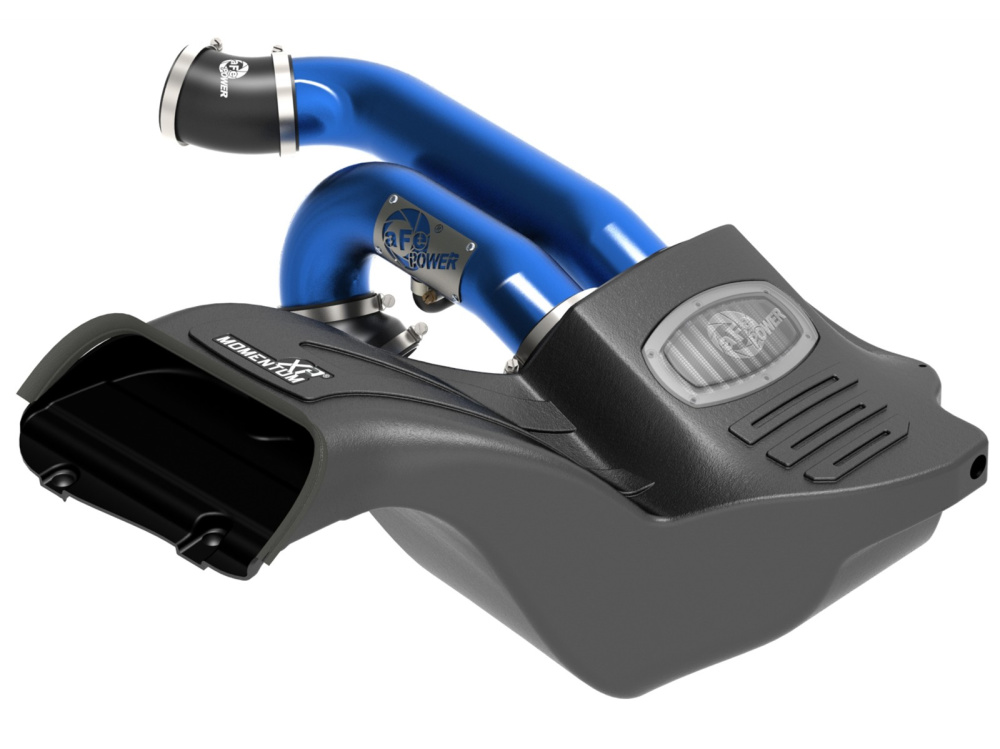 Впускная система aFe Power Momentum XP Alpha Raptor Pro DRY S Blue для Ford F-150 17-18 V6-3.5L (tt) EcoBoost