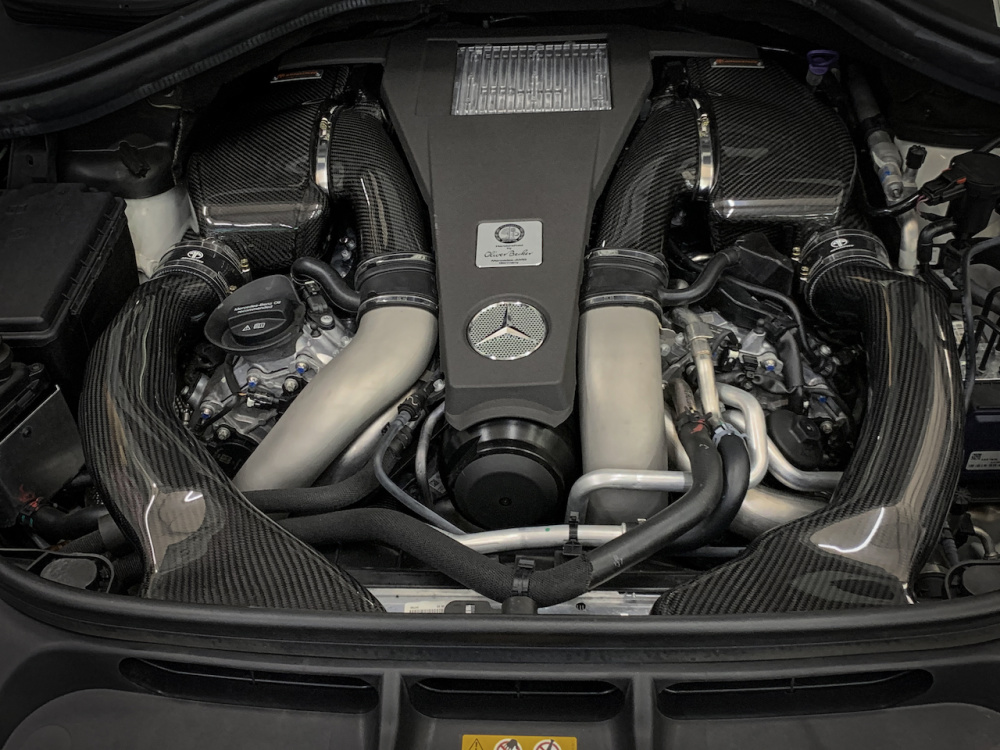 Впускная система ARMASPEED (Carbon Fiber) для Mercedes-Benz ML/GL/GLE/GLS 63 AMG (w166/x166/c292) 5.5L V8 Twin Turbo (M157 DE55 AL)