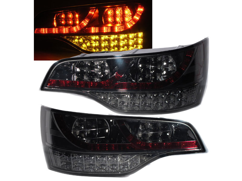 Задние фонари со светодиодами LED (Черные/красные)