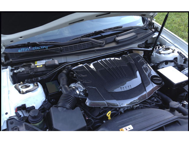 Карбоновая крышка двигателя GDI-Style для Genesis Coupe 3.8 V6 (2010-13+)