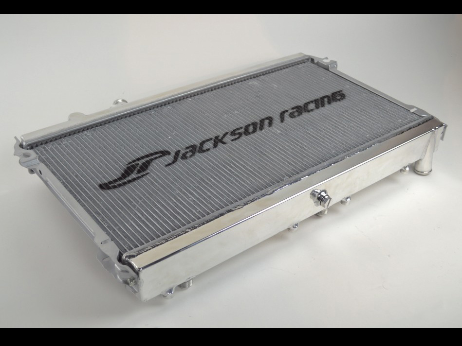 Алюминиевый радиатор со встроенным маслокулером CSF Racing x Jackson Racing для Mazda MX-5 (Miata) NA (1989-1997)
