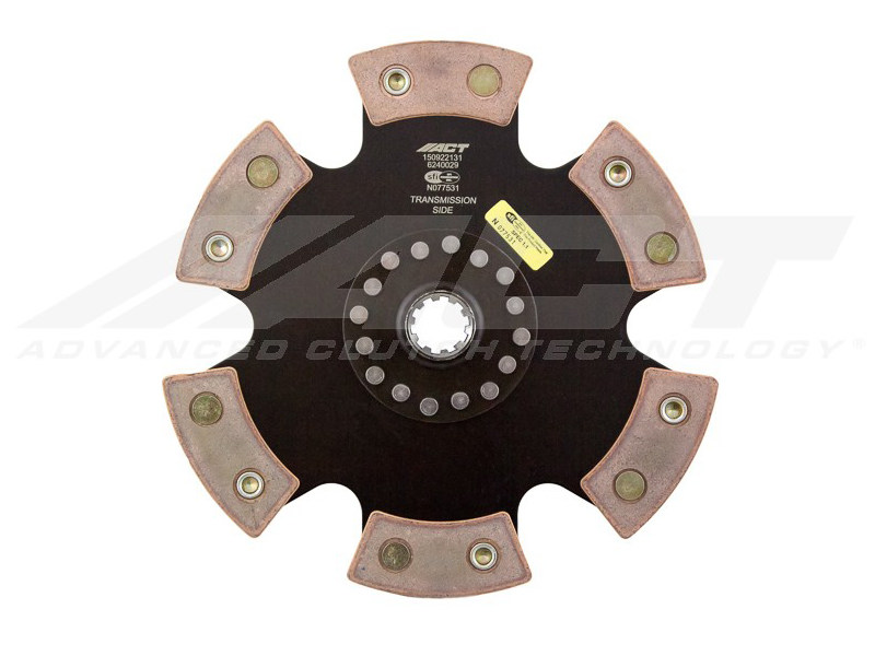 Бездемпферный 6-ти лепестковый керамический диск сцепления ACT BMW M3 (E46) 3.2L (S54) 6240029