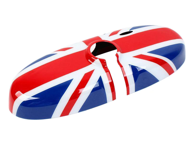 Декоративная накладка зеркала заднего вида MINI Union Jack UK Flag (красный)