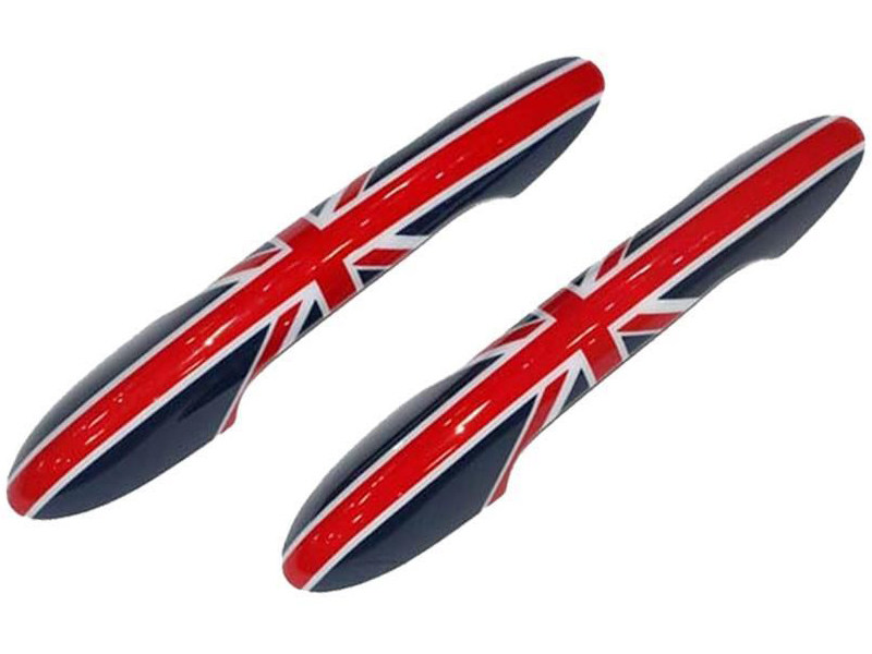 Накладки дверных ручек MINI Union Jack UK Flag (красный)