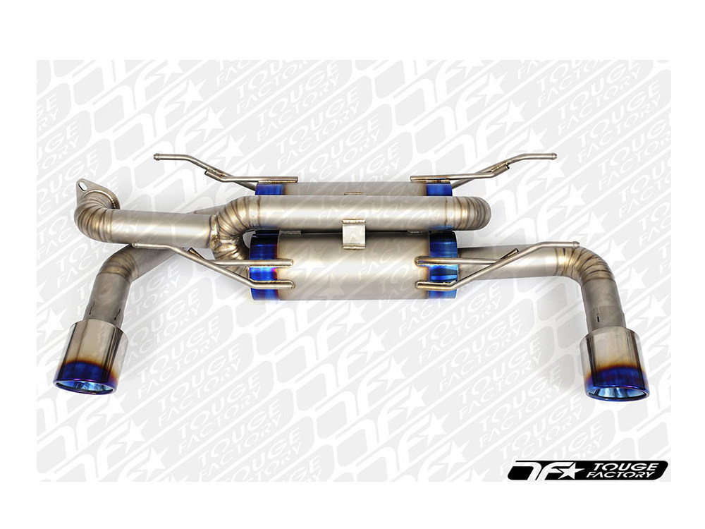 Выхлопная система TF Dual Pro Titanium Axle-Back для Subaru BR-Z / Toyota GT86