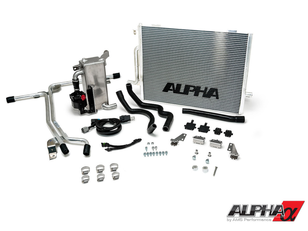 Высокопроизводительный теплообменник (радиатор) интеркулера (Water-to-Water) AMS Alpha для для Audi S4/S5 (B8.5/8T) 3.0T V6 TFSI