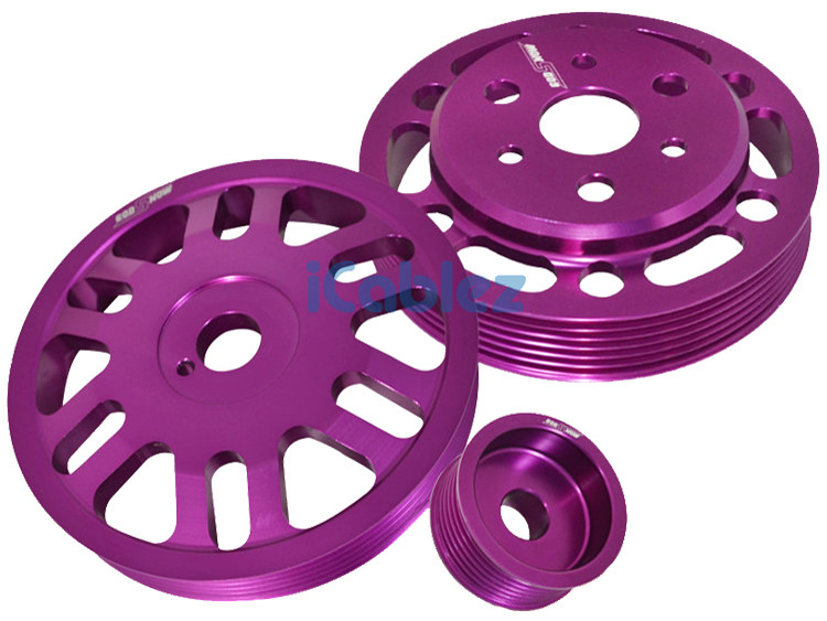 Комплект спортивных шкивов AREV (фиолетовый) для BRZ/GT86