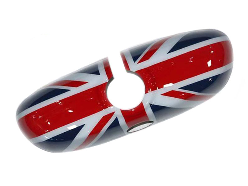 Декоративная накладка зеркала заднего вида MINI Union Jack UK Flag (красный)