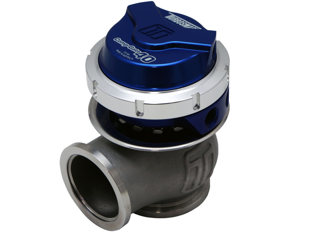 Вестгейт клапан Turbosmart GenV CompGate40 (14psi) Wastegate (Blue) TS-0552-1011