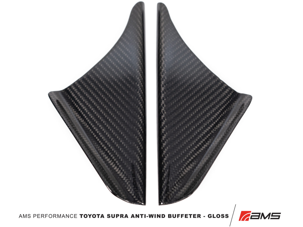 Элероны/диффузоры боковых зеркал AMS Performance (Gloss Carbon) для Toyota Supra GR (J29/DB/A90)