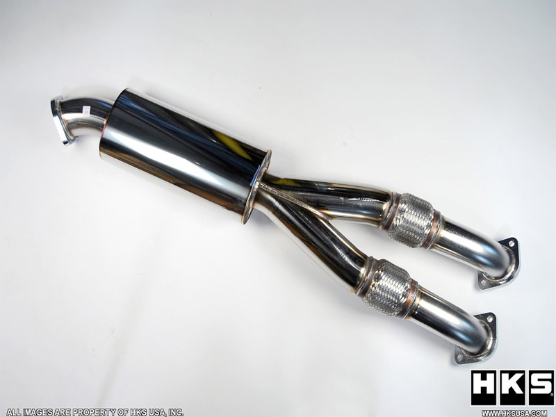 Средняя часть (Y-pipe) HKS Legamax Resonated Midpipe для Nissan GT-R R35 (09+)