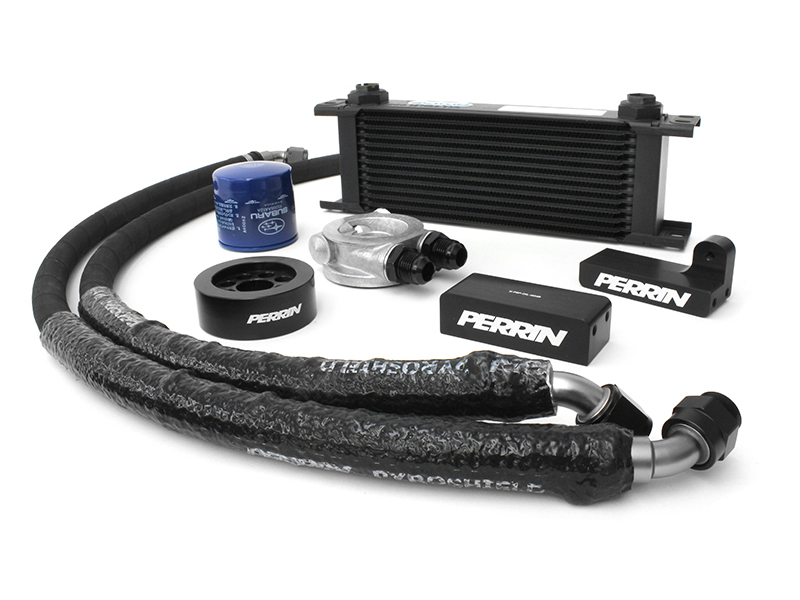 Масляный радиатор (маслокулер) PERRIN x SETRAB Oil Cooler Kit для Subaru WRX (2015-16)