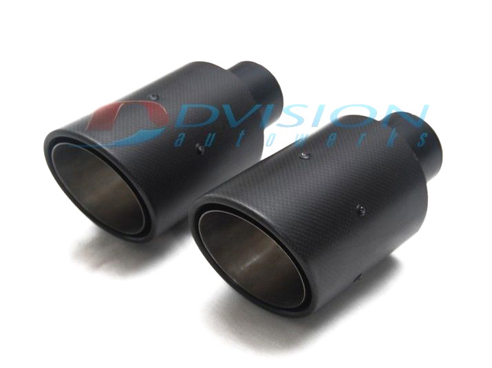 Карбоновые оконечные насадки глушителя для BMW (E90, E91, E92) 4 дюйма