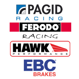Альтернативные тормозные колодки Alcon, Brembo, EBC, Ferodo, HAWK, Pagid для суппортов AP Racing и ICE Performance