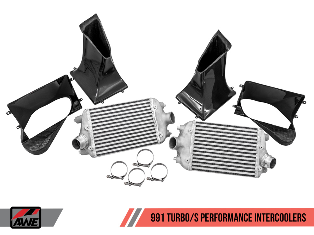 Интеркулеры AWE Tuning для Porsche 911 (991.1/991.2) Turbo/Turbo S