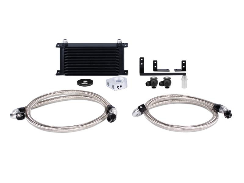 Масляный радиатор (маслокулер) Mishimoto Oil Cooler (Black) для Ford Focus ST (MK3) 2.0L EcoBoost (2013-17)