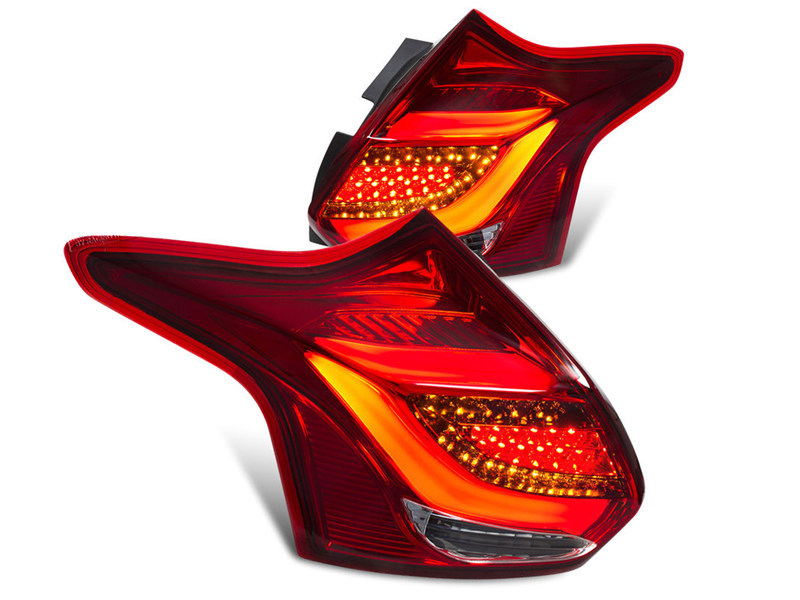 Задние фонари EURO Style со светодиодами LED (Красные)