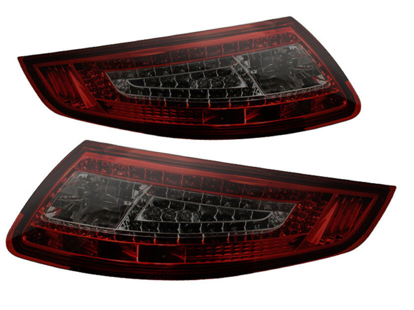 Задние фонари со светодиодами LED (Red Smoke) для Porsche 911 (997) 2005-2009