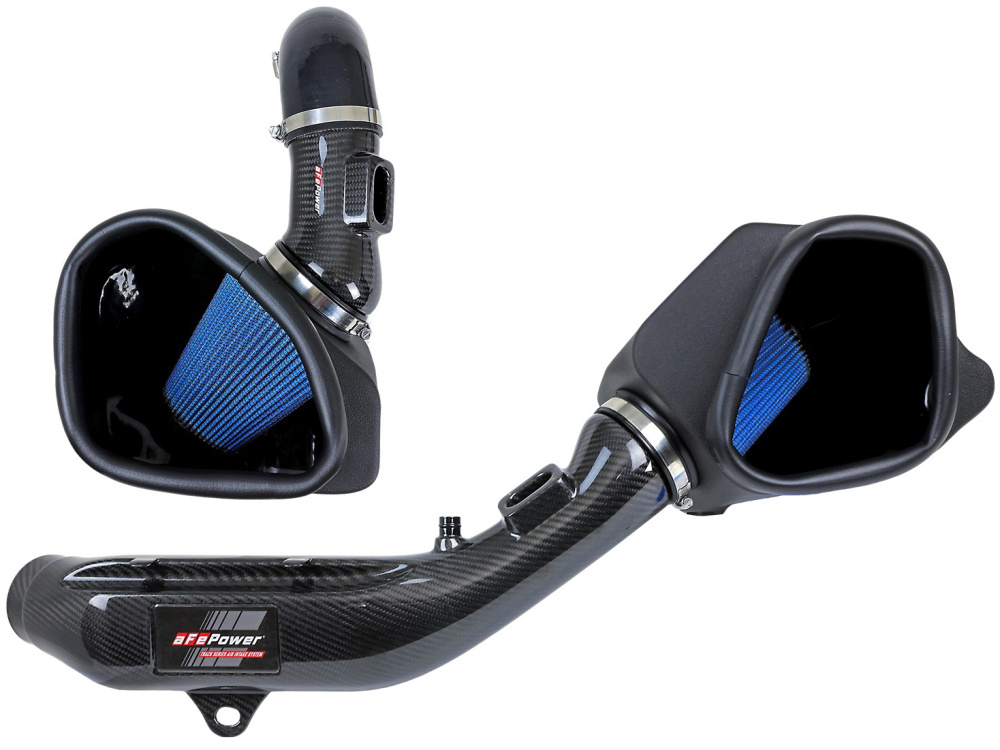 Впускная система aFe Track Series Carbon Fiber Pro 5R для BMW M3/M4 (F80/F82) L6-3.0L (S55)