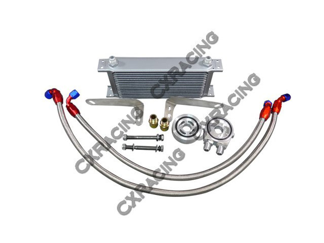 Масляный радиатор (маслокулер) CXRacing Oil Cooler Kit для Subaru BRZ / Toyota GT-86