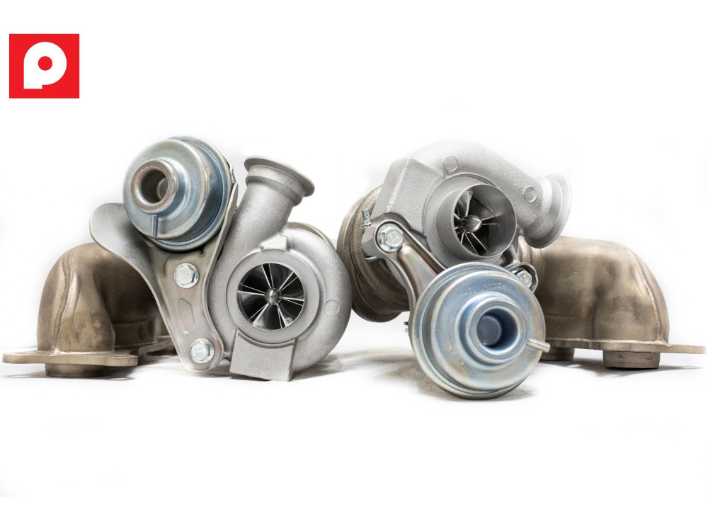 Турбокомпрессоры (турбины) Pure Turbos Stage 2 (600-700HP) Turbo Upgrade для BMW (E-Series) L6-3.0L (N54)