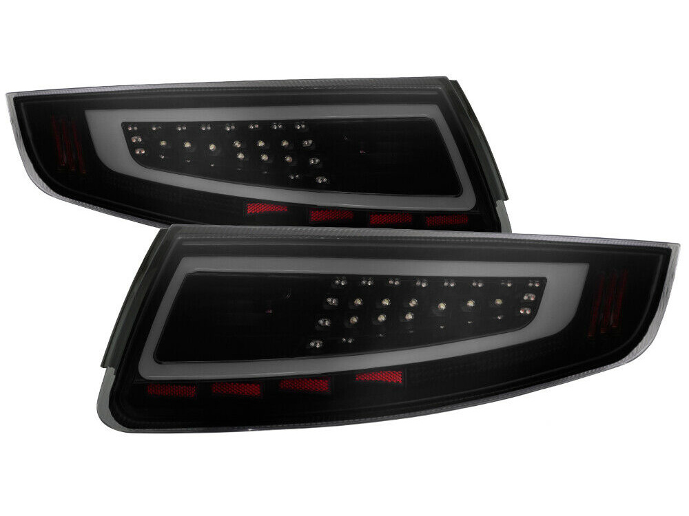 Задние фонари со светодиодами LED Sequential (Black Smoke) для Porsche 911 (997) 2005-2009