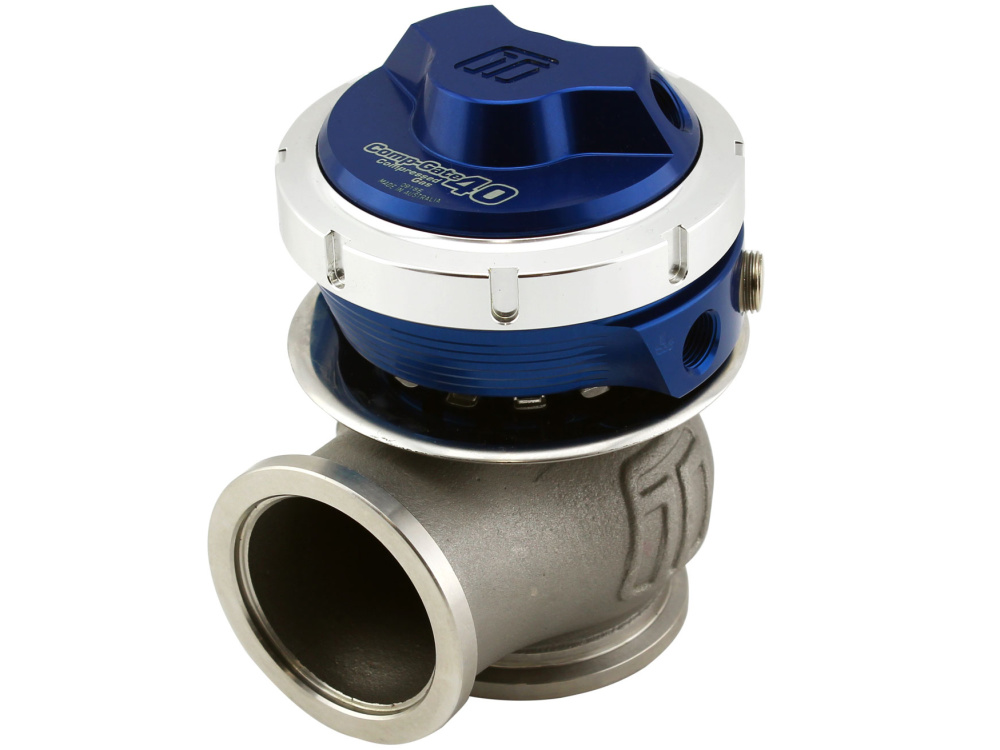Вестгейт клапан Turbosmart GenV CompGate40CG Compressed Gas (5psi) Wastegate (Blue) TS-0552-1201