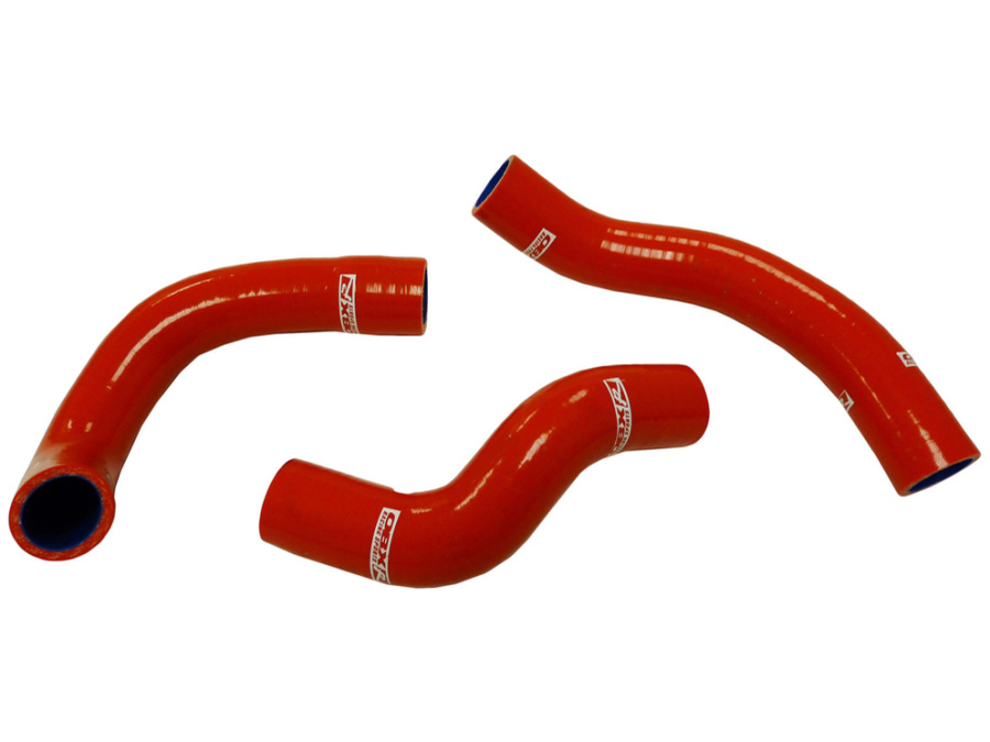 Силиконовые патрубки радиатора OBX Racing (красный) для Hyundai Veloster 1.6L Turbo (2013-2017)