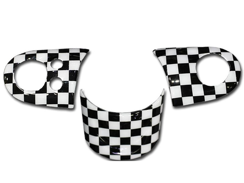 Вставки руля MINI Checkered (шашки)