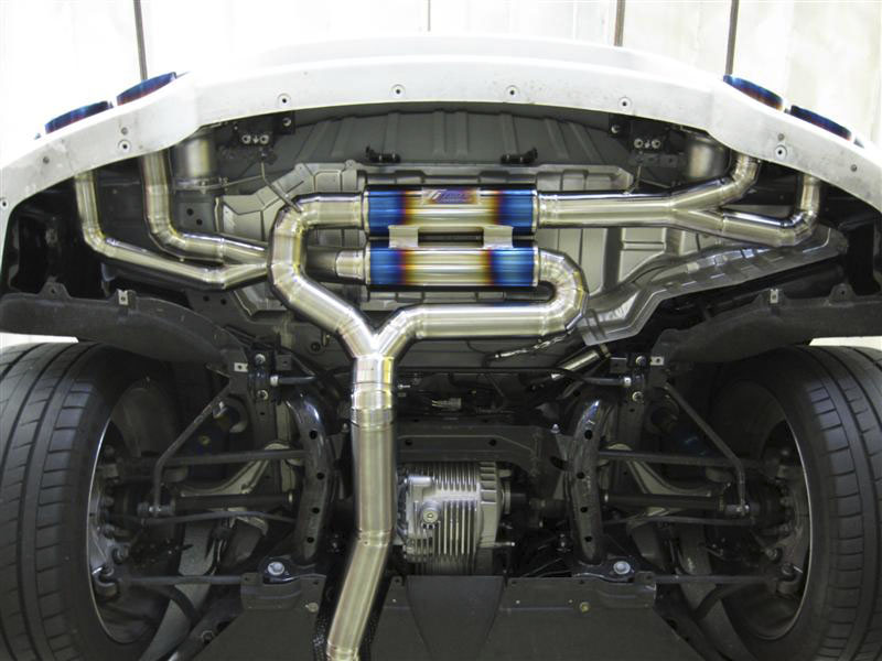 Задняя часть TiTek Titanium Catback Exhaust для Nissan GT-R R35 (09+)