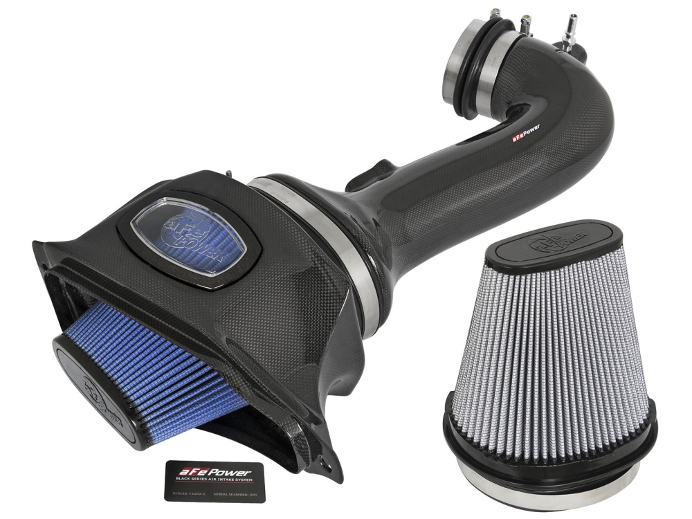 Впускная система aFe Black Series Momentum Carbon Fiber для Chevrolet Corvette Z06 (C7) 6.2L V8 (SC) 2015-17