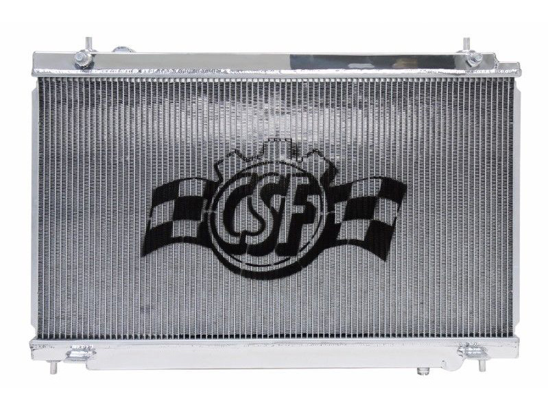 Алюминиевый радиатор CSF Racing 1 Row для Nissan 350Z (VQ35HR) 3.5L V6 (2007-09)