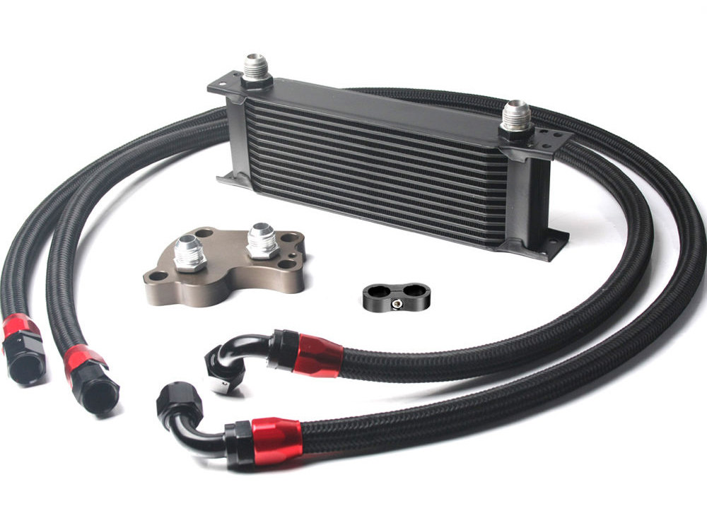 13-Рядный масляный радиатор для MINI Cooper S R53 (черный)