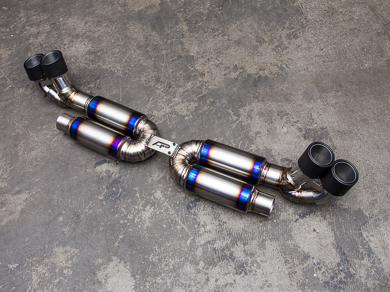 Выхлопная система Blued Titanium Performance Racing Agency Power для PORSCHE 911 (991) Turbo | Turbo S (2014-15)