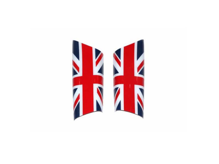 Внутренние накладки дверных ручек MINI Union Jack UK Flag (красный)