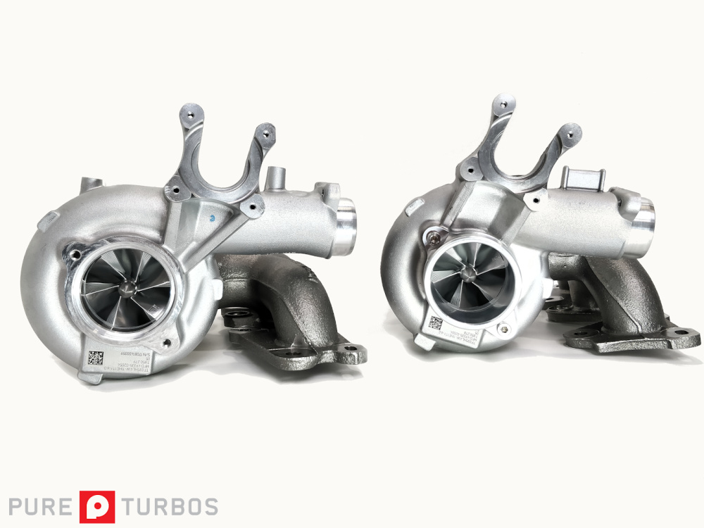 Турбокомпрессоры (турбины) Pure Turbos Stage 2 Turbo Upgrade для BMW M3/M4/M2 Competition (F80/F82/F83/F87) L6-3.0L (S55)