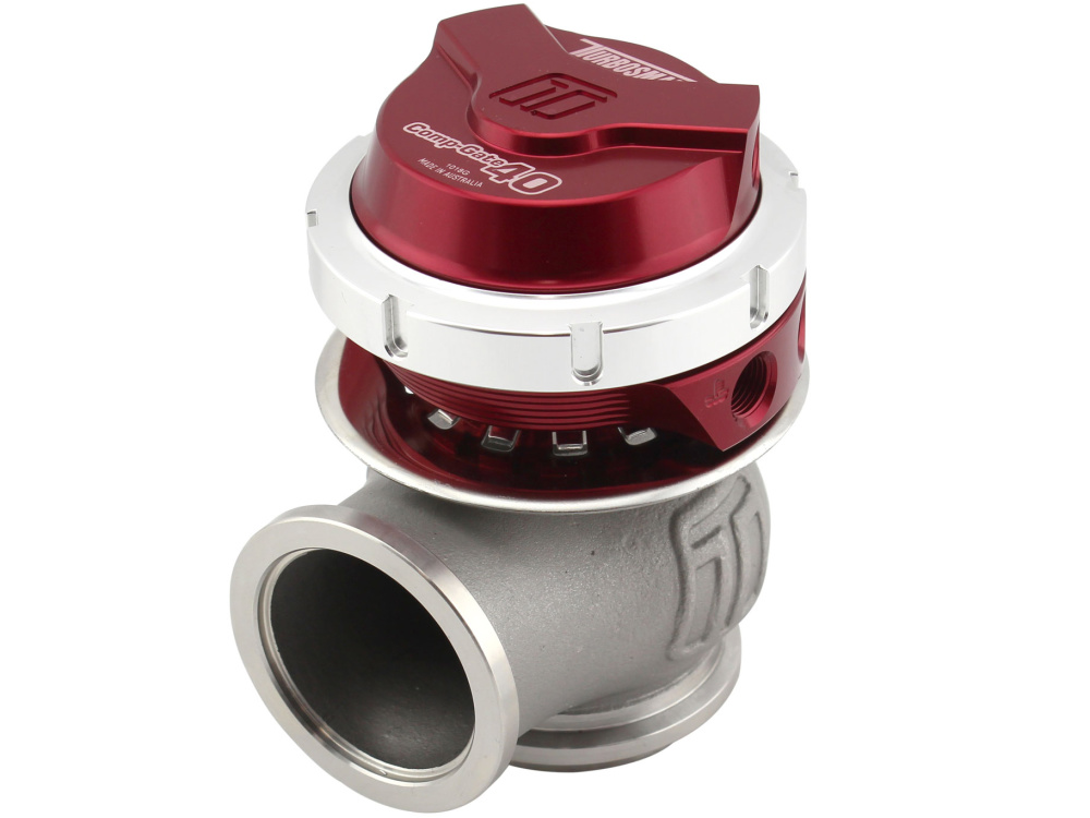 Вестгейт клапан Turbosmart GenV CompGate40 (14psi) Wastegate (Red) TS-0552-1014