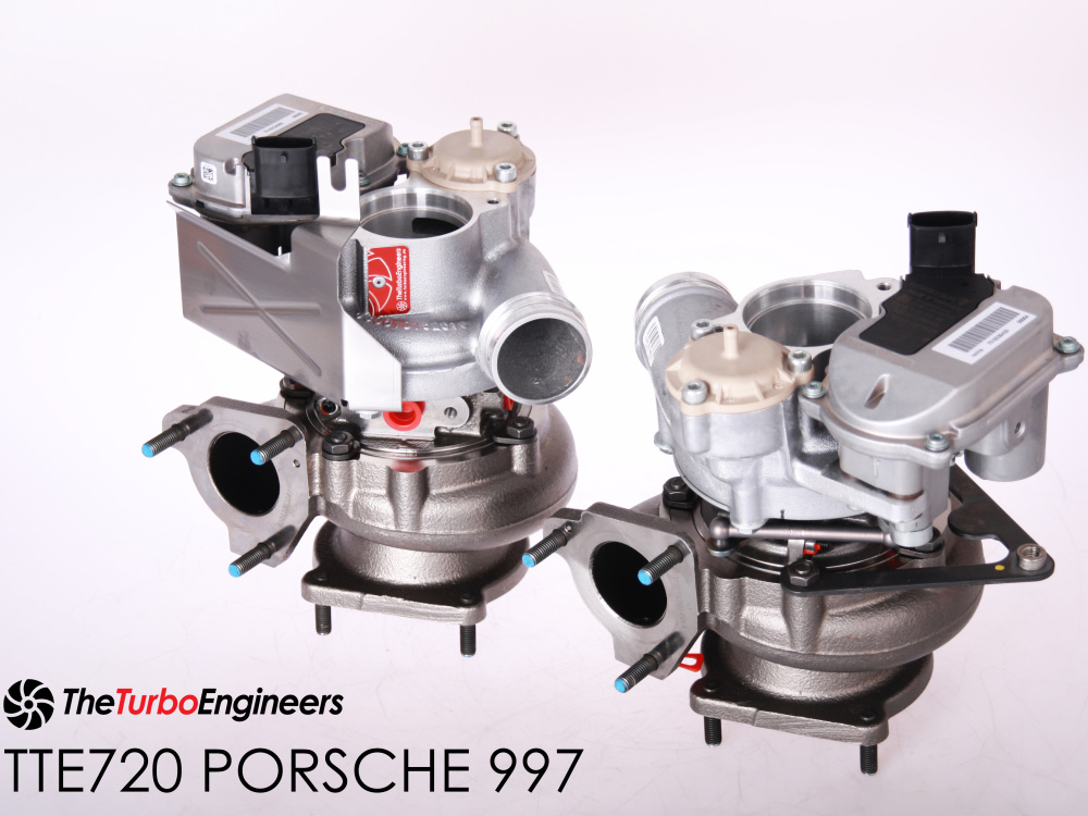 Турбокомпрессоры (турбины) TTE720 VTG Turbo Upgrade для Porsche 911 (997.1) Turbo/GT2 3.6L Turbo TTE10059