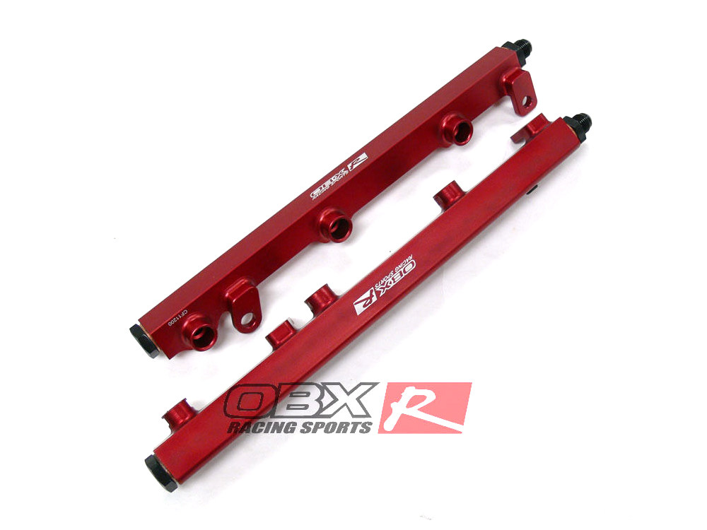 Топливные рейки OBX-R Red для Nissan 350Z Infiniti G35 3.5L V6 (2003-07)
