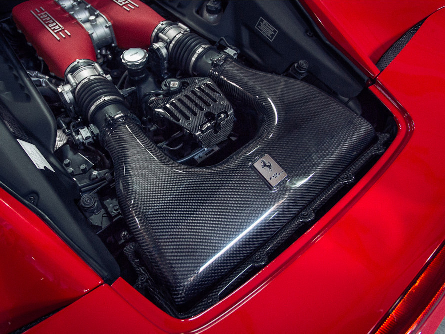 Карбоновый корпус впускной системы Agency Power для Ferrari Italia 458
