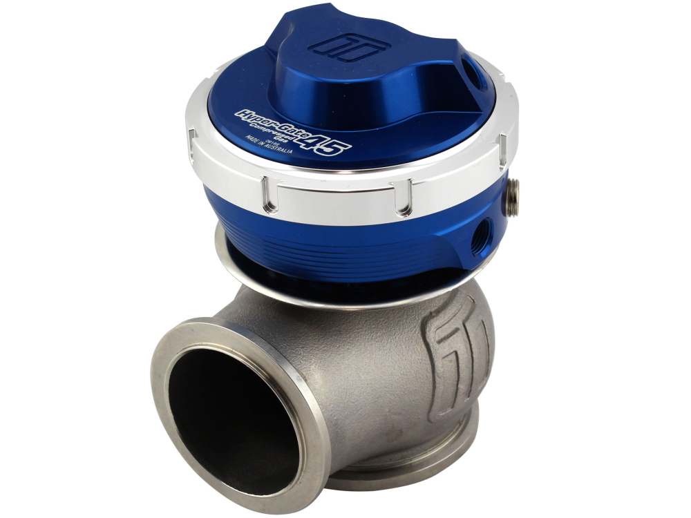 Вестгейт клапан Turbosmart GenV CompGate45CG Compressed Gas (5psi) Wastegate (Blue) TS-0553-1201