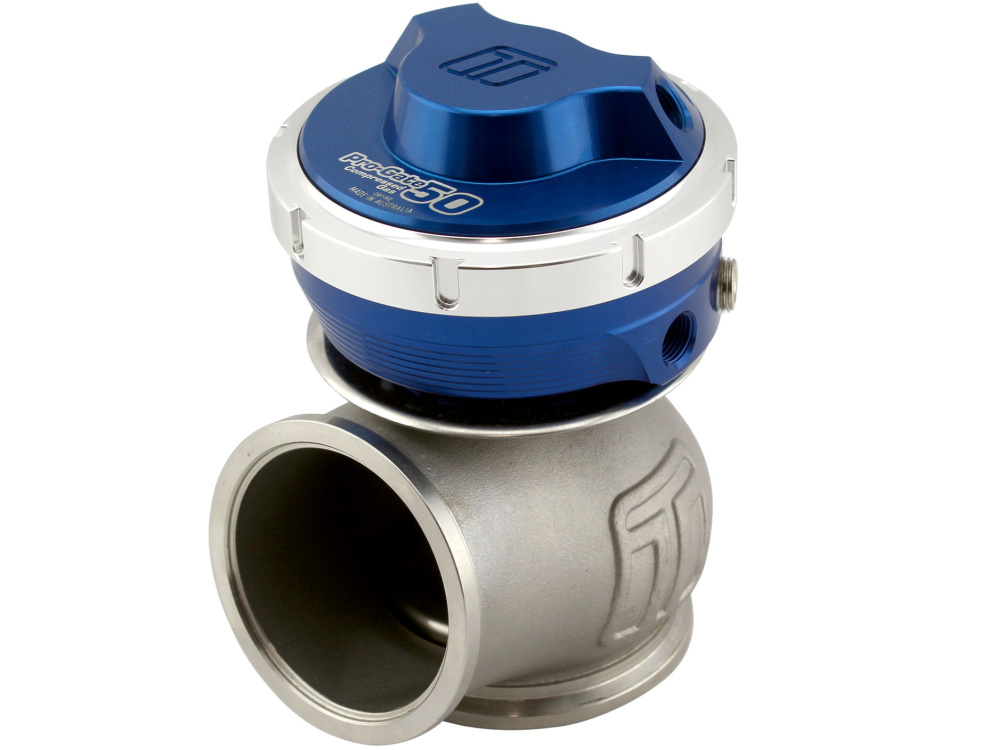 Вестгейт клапан Turbosmart GenV CompGate50CG Compressed Gas (5psi) Wastegate (Blue) TS-0554-1201
