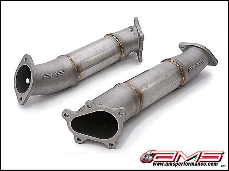 Приемные трубы (downpipes) AMS Cast для Nissan GT-R R35 (09+)