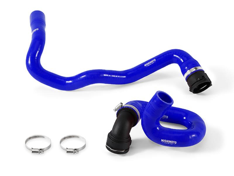 Силиконовые патрубки радиатора (основные) Mishimoto (Blue) для Ford Focus ST (MK3) 2.0L EcoBoost (2013-17)