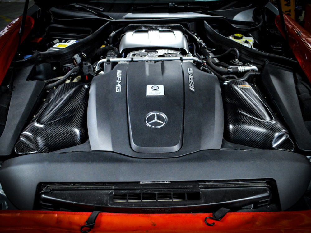 Впускная система ARMASPEED (Carbon Fiber) для Mercedes-Benz AMG GT/GT S/GT C/ GT R (c190/r190) 4.0L V8 Twin Turbo (M178 DE 40AL)